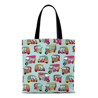 Canvas Zip Clouser Tote Bag for Women – 15x16 Inch Reusable Shopping & Everyday Carry Bag (TOBA03)