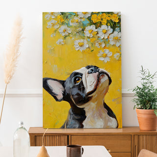 The Curious Pup Wall Art Painting, HD Canvas Print, Framed, Ready to Hang. (AMWA21) (Copy)