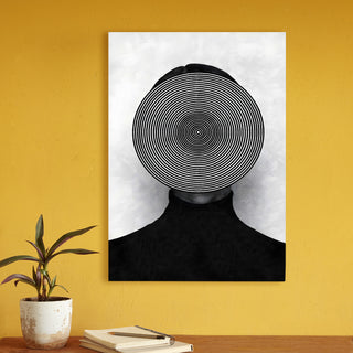 Perception Paradox Wall Art Painting, HD Canvas Print, Framed, Ready to Hang. (ABMWA131)