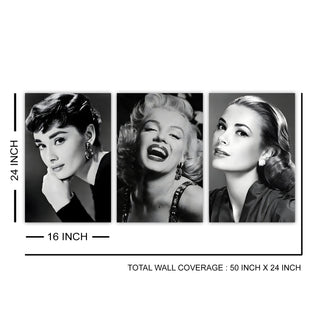 5. Classic Fashion Icons Wall Art (MAWA30)