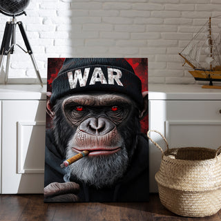 Rebel Smoke Wall Art Painting, HD Canvas Print, Framed, Ready to Hang. (POMWA90)