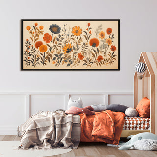 Enchanting Floral Wall Art Canvas Painting For Home Decoration