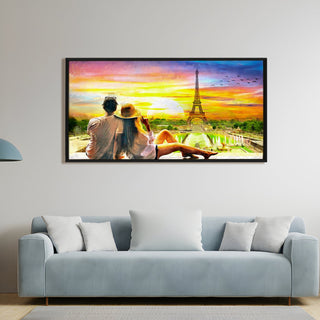 Abstract Modern Art Large Canvas Paintings. Framed Digital Reprints of Famous and Vibrant Artwork (MAWA15) - Khirki.in 