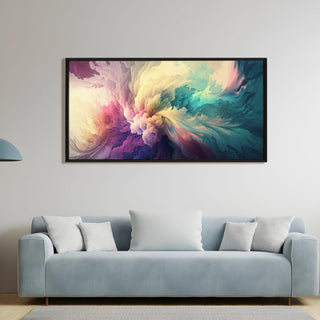 Abstract Modern Art Large Canvas Paintings. Framed Digital Reprints of Famous and Vibrant Artwork (MAWA10) - Khirki.in 