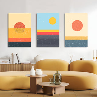 Mid Century Bauhaus Modern  Art Prints ( WBWA73 )