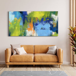 Abstract Modern Art Large Canvas Paintings. Framed Digital Reprints of Famous and Vibrant Artwork (MAWA06)