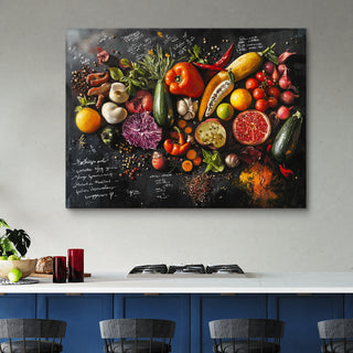 Large Premium Framed Canvas for kitchen, dining area, cafe, restaurant, or hotel (KTCWA008)