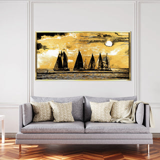 Mesmerising Landscapes Art Large Canvas Paintings. Framed Digital Reprints of Famous and Vibrant Artwork (LDWA13)