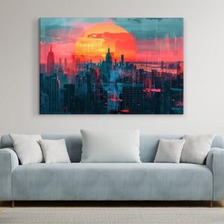 Beautiful Landscapes Painting on Canvas. Large Premium Framed Wall Art for Living Room, Office Spaces.  (LDWA22) - Khirki.in 