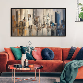 Landscapes Abstract Modern Art Large Canvas Paintings. Framed Digital Reprints of Famous and Vibrant Artwork (LDWA05)