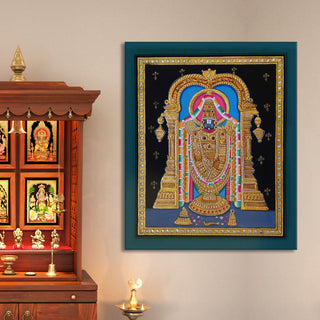 Tanjore Wall Art Large Size Canvas Painting For Home and Hotels Wall Decoration