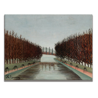 Avenue in the Park of Saint-Cloud – Henri Rousseau Painting | HD Canvas Print | Ready to Hang | Wall Art for Bedroom, living room, Hallway (HRWA05)