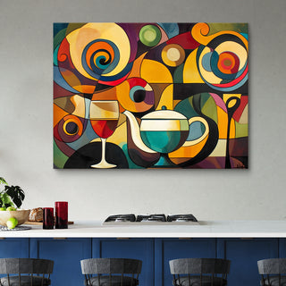 Large Premium Framed Canvas for kitchen, dining area, cafe, restaurant, or hotel (KTCWA0014)