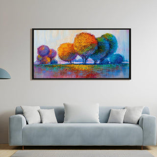 Mesmerising Landscapes Art Large Canvas Paintings. Framed Digital Reprints of Famous and Vibrant Artwork (LDWA15) - Khirki.in 