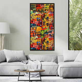 Abstract Modern Art Large Canvas Paintings. Framed Digital Reprints of Famous and Vibrant Artwork (MAWA19) - Khirki.in 