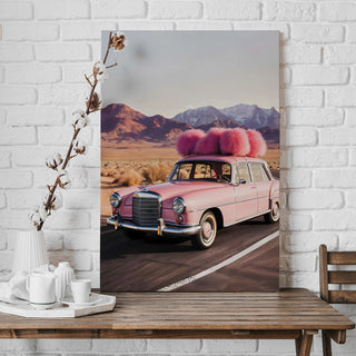 Luxury Meets Surrealism Wall Art Painting, HD Canvas Print, Framed, Ready to Hang. (VINWA158)