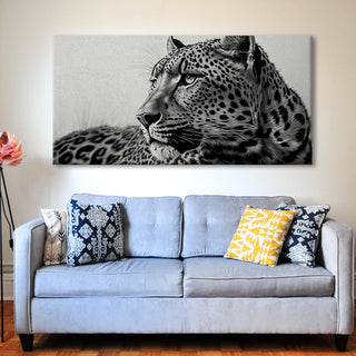 Amazing Wildlife Wall Art. Large Canvas Framed Digital Reprints of Jungle, Wildlife, Animals and Birds. Ready To Hang. Size:  24 Inch x 48 Inch (WBWA45) - Khirki.in 