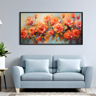 Enchanting Floral Wall Art For Hotels and Cafe Wall Decoration