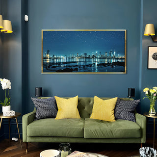 Mesmerising Landscapes Art Large Canvas Paintings. Framed Digital Reprints of Famous and Vibrant Artwork (LDWA20) - Khirki.in 