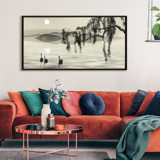 Mesmerising Landscapes Art Large Canvas Paintings. Framed Digital Reprints of Famous and Vibrant Artwork (LDWA07) - Khirki.in 