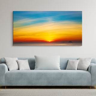 Landscapes Abstract Modern Art Large Canvas Paintings. Framed Digital Reprints of Famous and Vibrant Artwork (LDWA06) - Khirki.in 