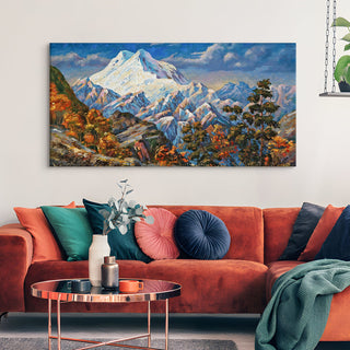 Mesmerising Landscapes Art Large Canvas Paintings. Framed Digital Reprints of Famous and Vibrant Artwork (LDWA09) - Khirki.in 