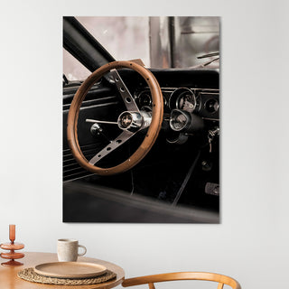 Muscle Car Elegance Wall Art Painting, HD Canvas Print, Framed, Ready to Hang. (VINWA155)