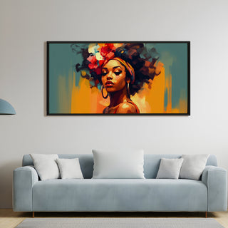 Modern Art Large Canvas Paintings. Framed Digital Reprints of Famous and Vibrant Artwork (MAWA01) - Khirki.in 