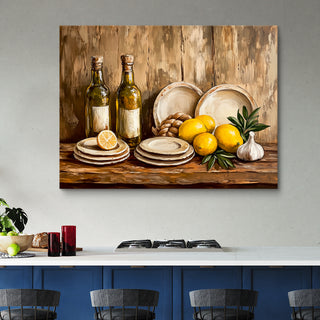 Large Premium Framed Canvas for kitchen, dining area, cafe, restaurant, or hotel (KTCWA0012)