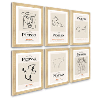 Exclusive Vintage Art Paintings: Enhance Your Home Décor with Framed European and Floral Masterpieces - Perfect for Living Rooms, Bedrooms, and Office Spaces (PICASSO) (ARTFM009)