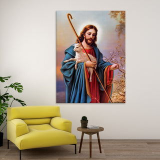 Jesus Christ Canvas Wall Art painting. Large Size canvas Wall Art For Home Decor. (JEWA04).