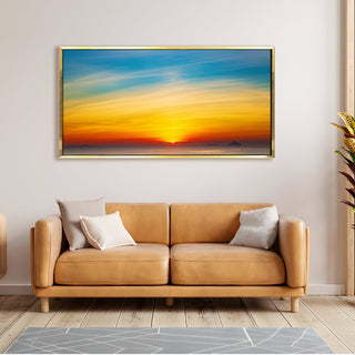 Landscapes Abstract Modern Art Large Canvas Paintings. Framed Digital Reprints of Famous and Vibrant Artwork (LDWA06) - Khirki.in 