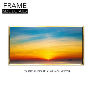 Landscapes Abstract Modern Art Large Canvas Paintings. Framed Digital Reprints of Famous and Vibrant Artwork (LDWA06) - Khirki.in 