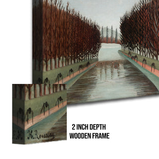 Avenue in the Park of Saint-Cloud – Henri Rousseau Painting | HD Canvas Print | Ready to Hang | Wall Art for Bedroom, living room, Hallway (HRWA05)