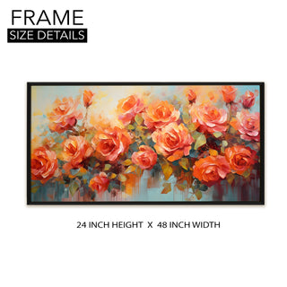 Enchanting Floral Wall Art For Hotels and Cafe Wall Decoration