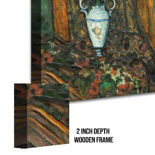 Flowers in a Vase – Paul Cézanne Painting | HD Canvas Print | Ready to Hang | Wall Art for Bedroom, living room, Hallway (PCWA04)