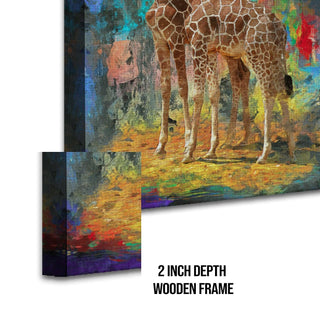 Large Wildlife Canvas Wall Art Painting for Living Room, Home, and Office.