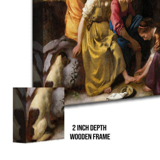 Diana and Her Companions – Johannes Vermeer Painting | HD Canvas Print | Ready to Hang | Wall Art for Bedroom, living room, Hallway (JVWA15)