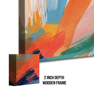 Abstract Modern Art Large Canvas Paintings. Framed Digital Reprints of Famous and Vibrant Artwork (MAWA07) - Khirki.in 