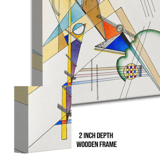 Composition VIII – Wassily Kandinsky Painting | HD Canvas Print | Ready to Hang | Wall Art for Bedroom, living room, Hallway (WKWA02)