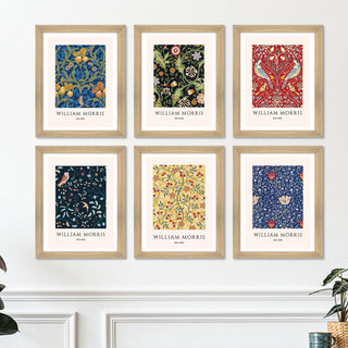 Vintage Art Paintings: Enhance Your Home Décor with Framed European and Floral Masterpieces - Perfect for Living Rooms, Bedrooms, and Office Spaces (WILLIAM MORRIS) (ARTFM006)