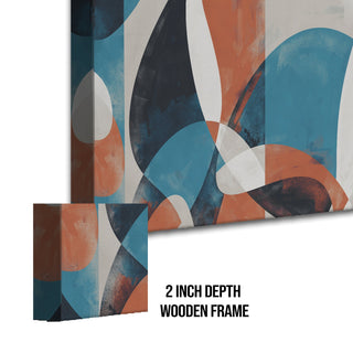 Abstract Modern Art Large Canvas Paintings. Framed Digital Reprints of Famous and Vibrant Artwork (MAWA11) - Khirki.in 