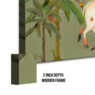 Traditional Indian Pichwai Wall Art Canvas Painting For Home Decor (PWA17).