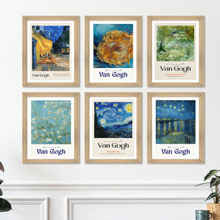Exclusive Vintage Art Paintings: Enhance Your Home Décor with Framed European and Floral Masterpieces - Perfect for Living Rooms, Bedrooms, and Office Spaces (VINCENT VAN GOGH) (ARTFM010)