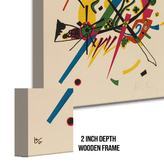 Composition IV – Wassily Kandinsky Painting | HD Canvas Print | Ready to Hang | Wall Art for Bedroom, living room, Hallway (WKWA03)