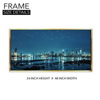 Mesmerising Landscapes Art Large Canvas Paintings. Framed Digital Reprints of Famous and Vibrant Artwork (LDWA20) - Khirki.in 