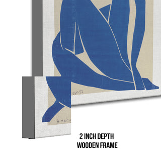Blue Nude II – Henri Matisse Painting | HD Canvas Print | Ready to Hang | Wall Art for Bedroom, living room, Hallway (HMWA04)