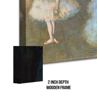 The Star (Dancer on Stage) – Edgar Degas Painting | HD Canvas Print | Ready to Hang | Wall Art for Bedroom, living room, Hallway (EDWA10)