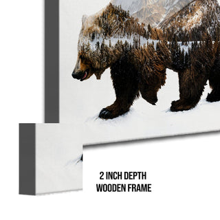 Wildlife Animals Canvas Wall Art. High Definition Portraits of Animals. (WBWA55)