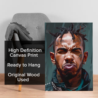 Street Royalty – Bold Urban Portrait Wall Art, HD Canvas Print, Framed, Ready to Hang. (POMWA340)